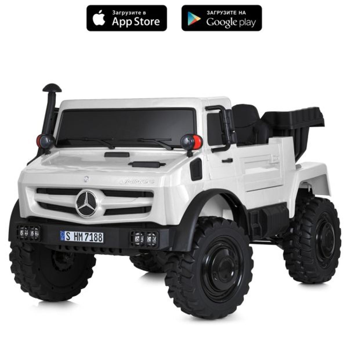 Електроджип M5837, чорний, 36V