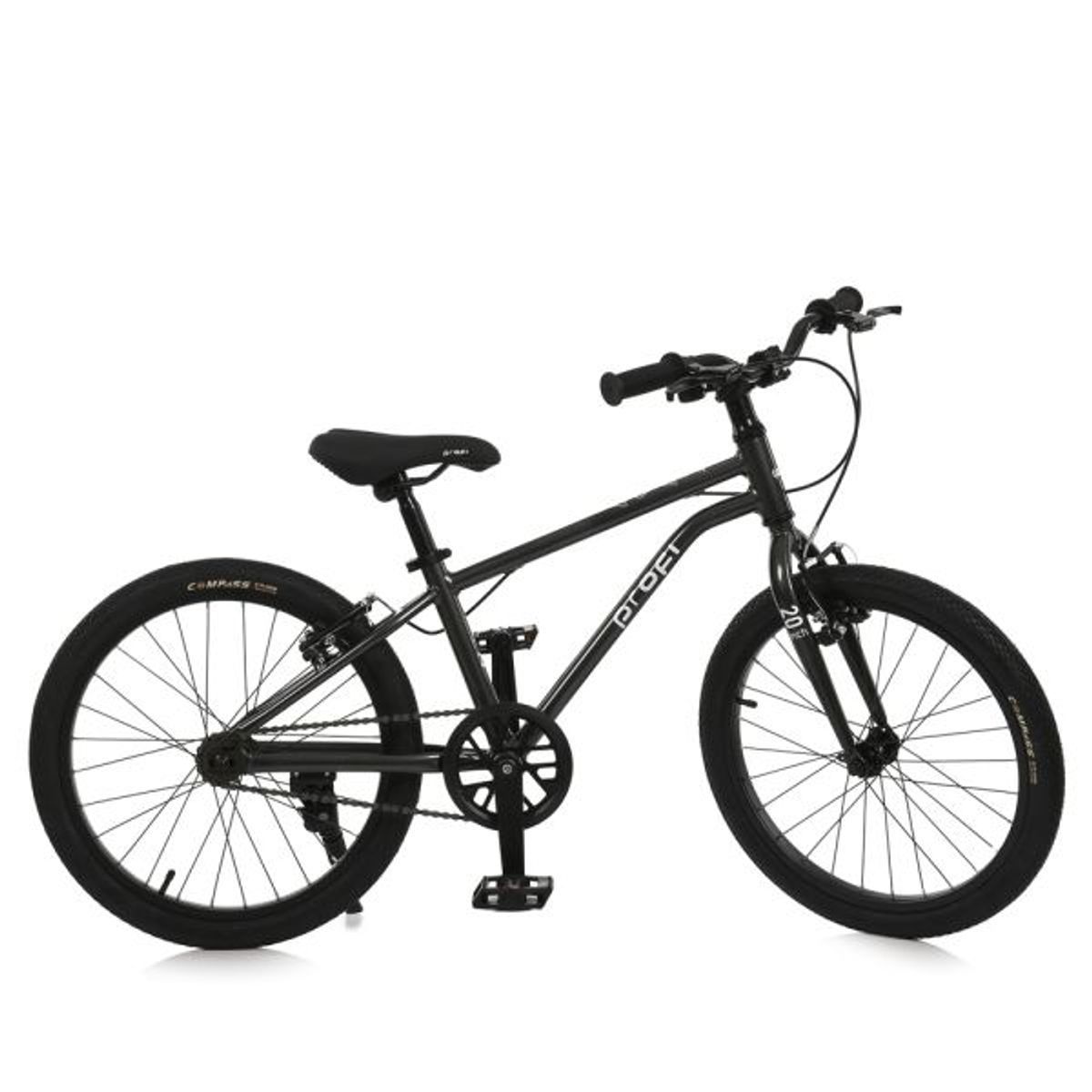 Дитячий велосипед 20" PROF1, темно-сірий